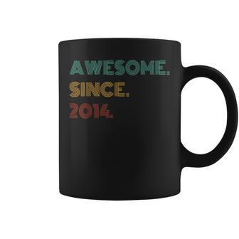 10 Years Old Awesome Since 2014 10Th Birthday Coffee Mug - Seseable