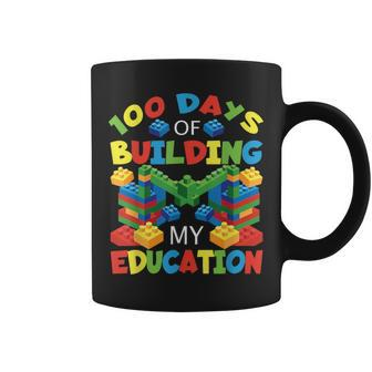100 Days Of Building My Education Construction Block Coffee Mug | Mazezy DE
