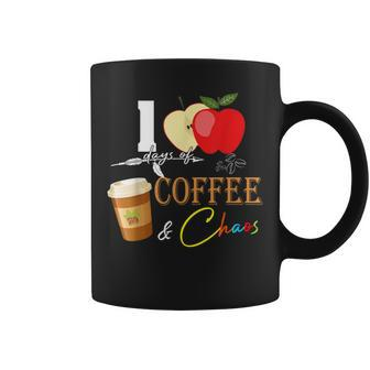 100 Days Of Coffee & Chaos 100Th Day School Teacher Coffee Mug - Thegiftio UK