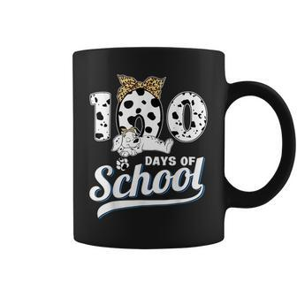 100 Days Of School Dalmatian Dog Boys Girls 100 Days Smarter Coffee Mug - Monsterry