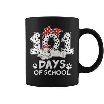 100 Days Of School Dalmatian Dog Girl 100 Days Smarter Coffee Mug - Seseable