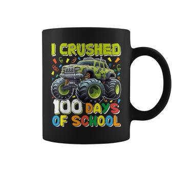 100 Days Of School Monster Truck 100Th Day Of School Boys Coffee Mug | Mazezy