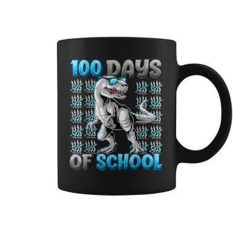 100 Days Of School Trex 100 Days Smarter 100Th Day Of School Coffee Mug - Monsterry CA
