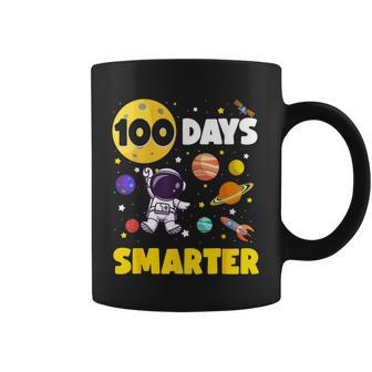 100 Days Smarter 100Th Day Of School Astronaut Space Boys Coffee Mug | Mazezy