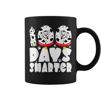 100 Days Smarter Dalmatian Dog 100 Days Of School Boys Girls Coffee Mug - Thegiftio UK