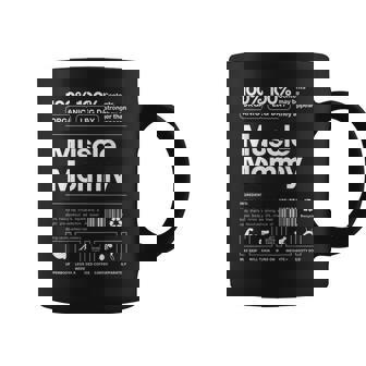 100 Muscle Mommy Bodybuilding Gym Fit On Back Coffee Mug - Seseable
