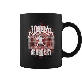 100 Verrückt Saying Handball Goalkeeper Tassen - Seseable