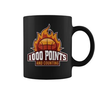 1000 Points Basketball Scorer High School Basketball Player Coffee Mug | Mazezy
