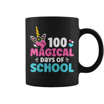 100Th Day Of Kindergarten For Girls 100 Magical Days Unicorn Coffee Mug | Mazezy DE