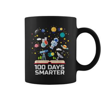 100Th Day Of School 100 Days Smarter Books Space Lover Coffee Mug - Monsterry DE