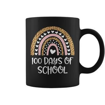 100Th Day Of School Teachers 100 Days Smarter Rainbow Women Coffee Mug - Seseable