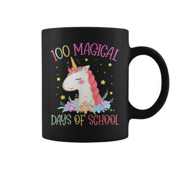 100Th Day Of School Unicorn 100 Magical Days Girls Teacher Coffee Mug | Mazezy