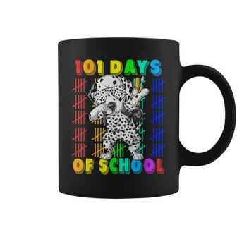 101 Days Of School Dalmatian Dog 100 Days Smarter Teacher Coffee Mug - Monsterry
