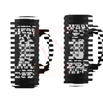 10Th Birthday Boy Double Digits Baseball 10 Years Old Coffee Mug - Monsterry