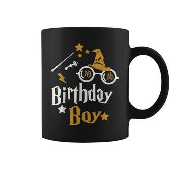 10Th Birthday Boy Wizard Magic Bday To Celebrate Wizards Coffee Mug - Seseable