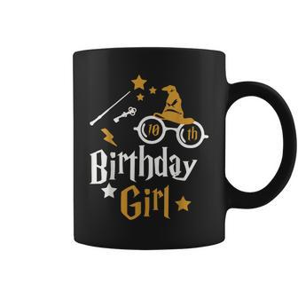 10Th Birthday Girl Wizard Magic Bday To Celebrate Wizards Coffee Mug - Seseable