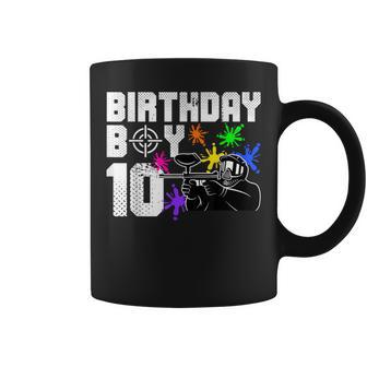 10Th Birthday Paintball Outdoor Sport 10 Year Old Coffee Mug - Seseable