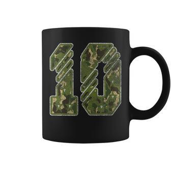 10Th Birthday Soldier 10 Year Old Military Themed Camo Coffee Mug - Monsterry CA