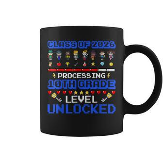 10Th Grade First Day Of School Class Of 2026 Video Games Coffee Mug - Monsterry