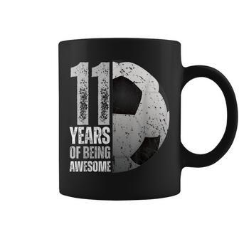 11 Year Old Soccer 11Th Birthday Player B-Day Party Coffee Mug - Thegiftio UK