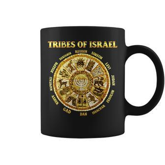 12 Twelve Tribes Of Israel Hebrew Israelite Judah Jerusalem Coffee Mug - Seseable
