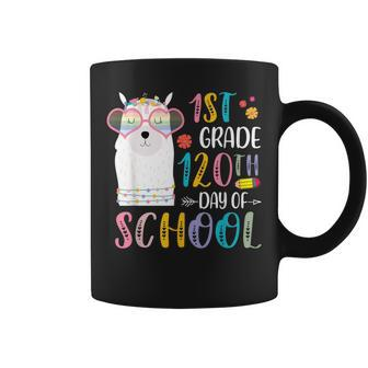 120Th Day Of School No Prob Llama 120 Days Of 1St Grade Coffee Mug | Mazezy DE