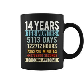 14Th Birthday 14 Years Old Vintage Retro 168 Months Coffee Mug - Monsterry