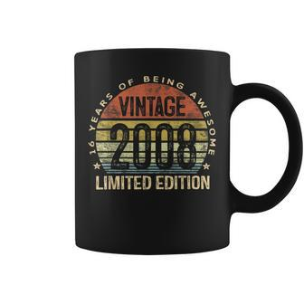 16 Year Old Vintage 2008 Limited Edition 16Th Birthday Coffee Mug | Mazezy AU