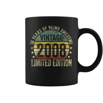 16 Year Old Vintage 2008 Limited Edition 16Th Birthday Coffee Mug - Seseable