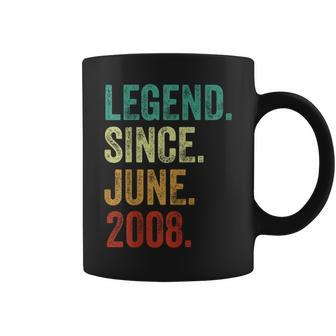 16 Years Old Legend Since June 2008 16Th Birthday Coffee Mug - Seseable