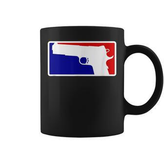 1911 Gun Blue White And Red Coffee Mug - Monsterry CA