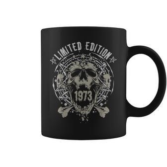 1973 Limited Edition Retro Vintage Skull Milestone Birthday Coffee Mug - Monsterry CA