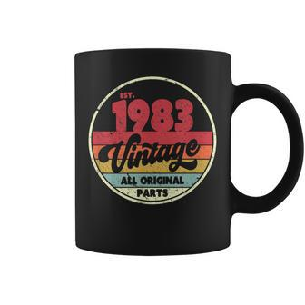 1983 Vintage T Birthday Retro Style Coffee Mug - Seseable