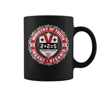 1984 Dystopian Truth Think Political Big Brother Watching Coffee Mug - Monsterry