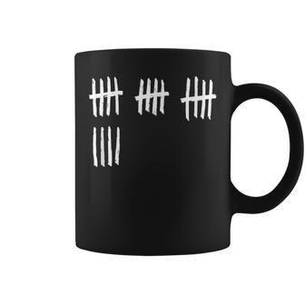 19Th Birthday Outfit 19 Years Old Tally Marks Anniversary Coffee Mug - Monsterry DE