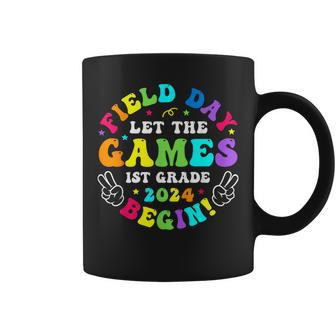 1St Grade Field Day 2024 Let Game Begin For Kid Teacher Girl Coffee Mug - Monsterry DE