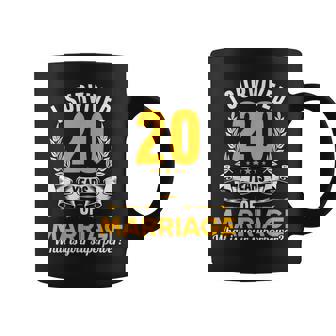 20 Años Casados 20 Aniversario De Bodas 20 Día De La Boda Taza de café - Regaloses