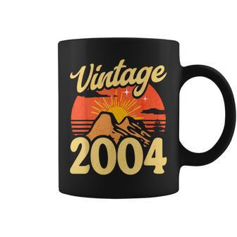 20 Years Old Retro Sunset Vintage 2004 20Th Birthday Coffee Mug - Monsterry CA