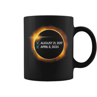 2024 2017 Total Solar Eclipse Twice In A Lifetime Coffee Mug - Monsterry UK