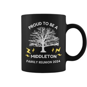 2024 Middleton Family Reunion Party Matching Family Tree Coffee Mug - Monsterry UK