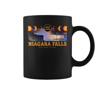 2024 Niagara Falls New York Total Solar Eclipse Souvenir Coffee Mug - Monsterry AU