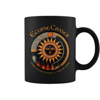 2024 Solar Eclipse Chaser Fan Watching Totality Event Coffee Mug | Mazezy