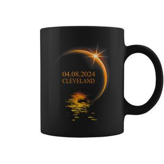 2024 Solar Eclipse Cleveland Ohio Usa Totality Coffee Mug | Mazezy AU