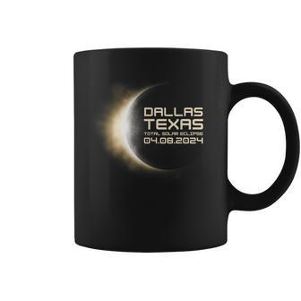 2024 Solar Eclipse Dallas Texas Souvenir Totality Coffee Mug - Monsterry DE