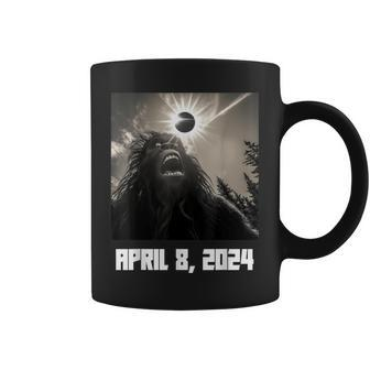 2024 Solar Eclipse Bigfoot Sasquatch Selfie Coffee Mug - Monsterry