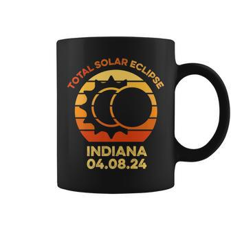 2024 Solar Eclipse Indiana Trip In Path Of Totality April 8 Coffee Mug - Monsterry AU