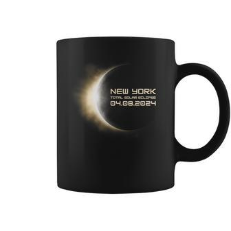 2024 Solar Eclipse New York Souvenir Totality Coffee Mug - Monsterry DE