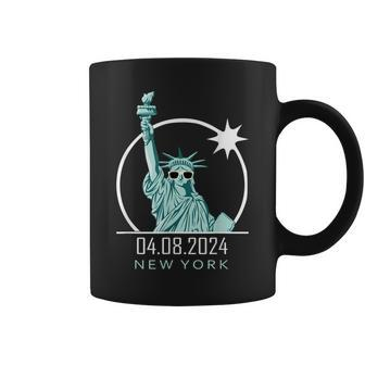 2024 Solar Eclipse New York Totality 04 08 24 Total Coffee Mug - Monsterry DE