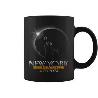 2024 Solar Eclipse Ny New York Usa Totality Coffee Mug - Monsterry CA