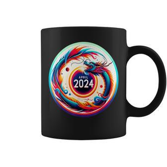 2024 Solar Eclipse In The Year Of The Dragon Coffee Mug | Mazezy